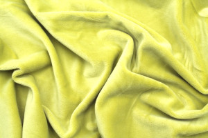 Tissu Velours Ras Extensible Uni Vert anis de Qualité, Tissu Au Mètre, Tissu pas cher - Alltissus.com 2