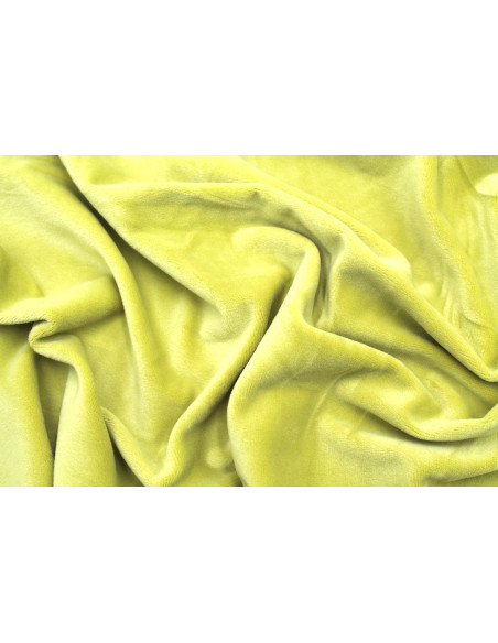 Tissu Velours Ras Extensible Uni Vert anis de Qualité, Tissu Au Mètre, Tissu pas cher - Alltissus.com