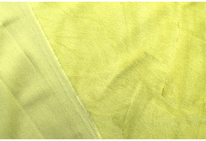Tissu Velours Ras Extensible Uni Vert anis de Qualité, Tissu Au Mètre, Tissu pas cher - Alltissus.com