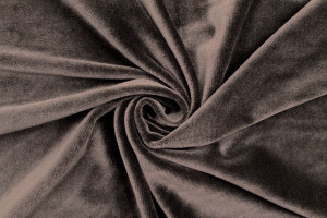 Tissu Velours Ras Extensible Uni Marron de Qualité, Tissu Au Mètre, Tissu pas cher - Alltissus.com