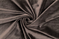 Tissu Velours Ras Extensible Uni Marron de Qualité, Tissu Au Mètre, Tissu pas cher - Alltissus.com