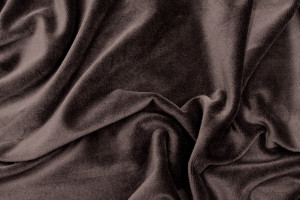 Tissu Velours Ras Extensible Uni Marron de Qualité, Tissu Au Mètre, Tissu pas cher - Alltissus.com 2