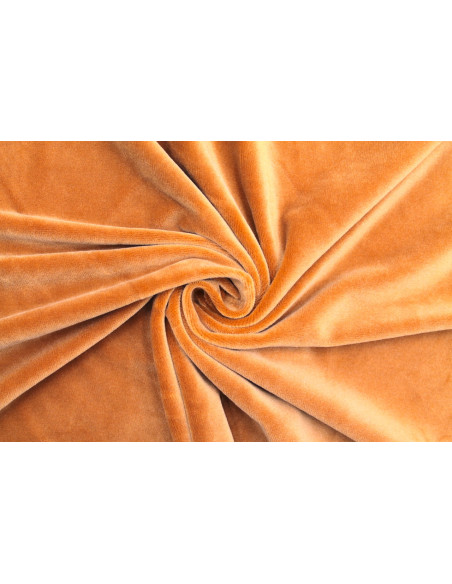 Tissu Velours Ras Extensible Uni Brique de Qualité, Tissu Au Mètre, Tissu pas cher - Alltissus.com