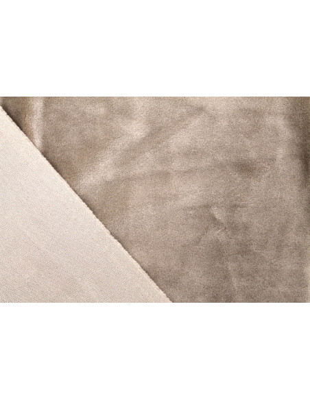 Tissu Velours Ras Extensible Uni Beige foncé de Qualité, Tissu Au Mètre, Tissu pas cher - Alltissus.com