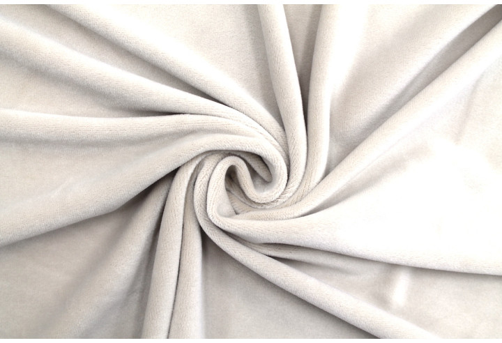 Tissu Velours Ras Extensible Uni Beige clair de Qualité, Tissu Au Mètre, Tissu pas cher - Alltissus.com