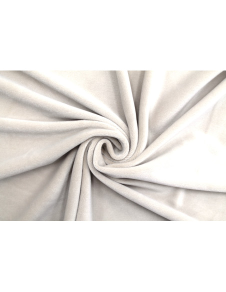 Tissu Velours Ras Extensible Uni Beige clair de Qualité, Tissu Au Mètre, Tissu pas cher - Alltissus.com