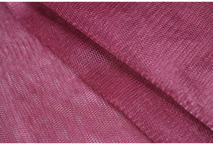 Tissu Tulle Raide Prune -Au Metre