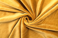 Tissu Velours Ras Extensible Uni Moutarde de Qualité, Tissu Au Mètre, Tissu pas cher - Alltissus.com