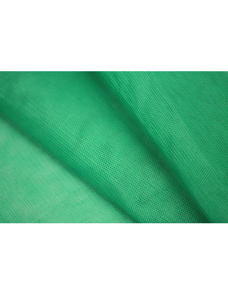 Tissu Tulle Raide Vert Drapeau - Au Metre