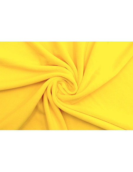 Tissu Velours Ras Extensible Uni Jaune de Qualité, Tissu Au Mètre, Tissu pas cher - Alltissus.com