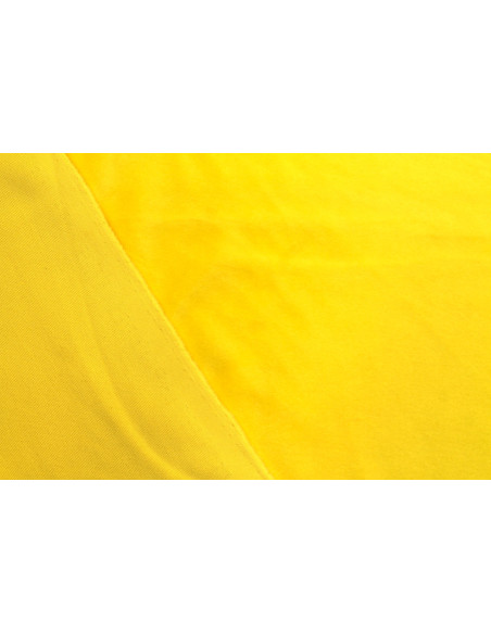 Tissu Velours Ras Extensible Uni Jaune de Qualité, Tissu Au Mètre, Tissu pas cher - Alltissus.com