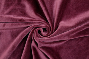 Tissu Velours Ras Extensible Uni Bordeaux de Qualité, Tissu Au Mètre, Tissu pas cher - Alltissus.com