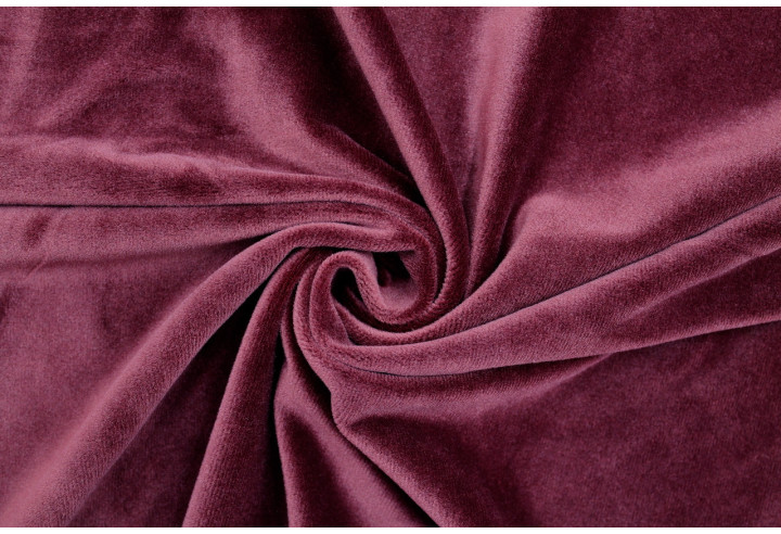 Tissu Velours Ras Extensible Uni Bordeaux de Qualité, Tissu Au Mètre, Tissu pas cher - Alltissus.com