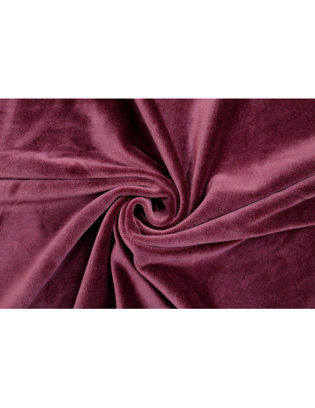 Tissu Velours Ras Extensible Uni Bordeaux de Qualité, Tissu Au Mètre, Tissu pas cher - Alltissus.com