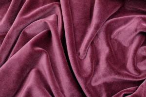 Tissu Velours Ras Extensible Uni Bordeaux de Qualité, Tissu Au Mètre, Tissu pas cher - Alltissus.com 2
