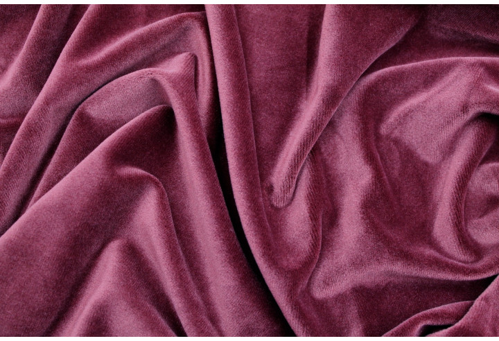 Tissu Velours Ras Extensible Uni Bordeaux de Qualité, Tissu Au Mètre, Tissu pas cher - Alltissus.com