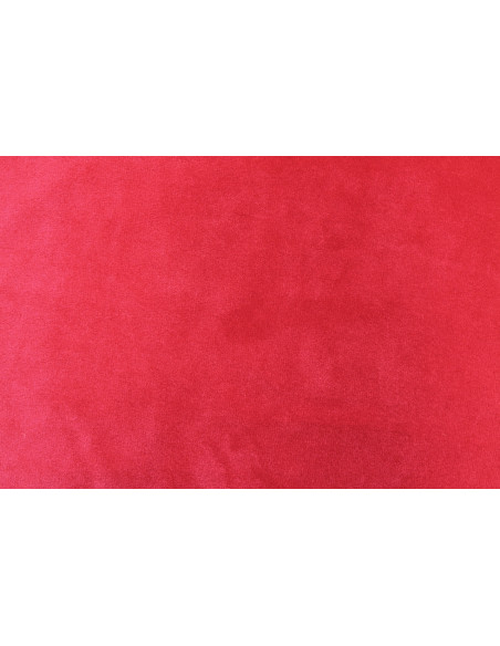 Tissu Velours Ras Extensible Uni Rouge de Qualité, Tissu Au Mètre, Tissu pas cher - Alltissus.com