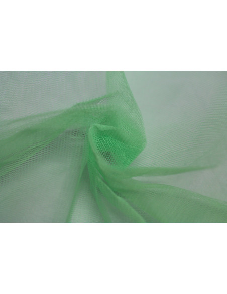 Tissu Tulle Raide Vert Amande - Au Metre