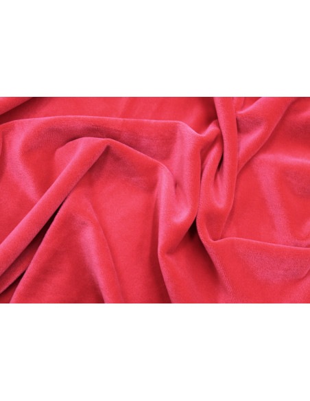 Tissu Velours Ras Extensible Uni Rouge de Qualité, Tissu Au Mètre, Tissu pas cher - Alltissus.com