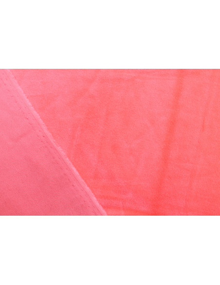 Tissu Velours Ras Extensible Uni Corail de Qualité, Tissu Au Mètre, Tissu pas cher - Alltissus.com