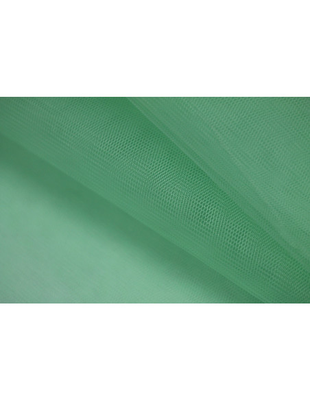 Tissu Tulle Raide Vert Amande - Au Metre