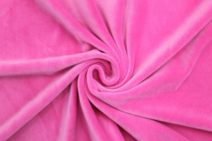 Tissu Velours Ras Extensible Uni Fuchsia de Qualité, Tissu Au Mètre, Tissu pas cher - Alltissus.com