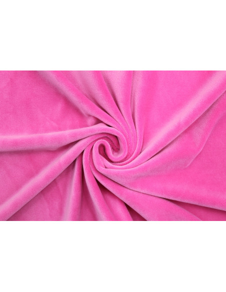 Tissu Velours Ras Extensible Uni Fuchsia de Qualité, Tissu Au Mètre, Tissu pas cher - Alltissus.com