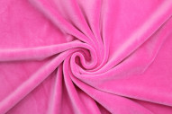 Tissu Velours Ras Extensible Uni Fuchsia de Qualité, Tissu Au Mètre, Tissu pas cher - Alltissus.com