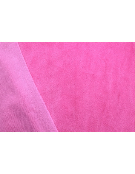 Tissu Velours Ras Extensible Uni Fuchsia de Qualité, Tissu Au Mètre, Tissu pas cher - Alltissus.com
