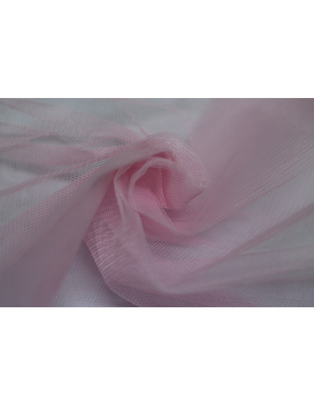Tissu Tulle Raide Rose Clair -Au Metre