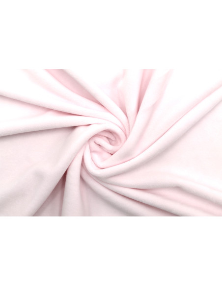 Tissu Velours Ras Extensible Uni Rose clair de Qualité, Tissu Au Mètre, Tissu pas cher - Alltissus.com