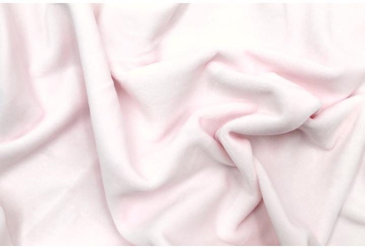 Tissu Velours Ras Extensible Uni Rose clair de Qualité, Tissu Au Mètre, Tissu pas cher - Alltissus.com
