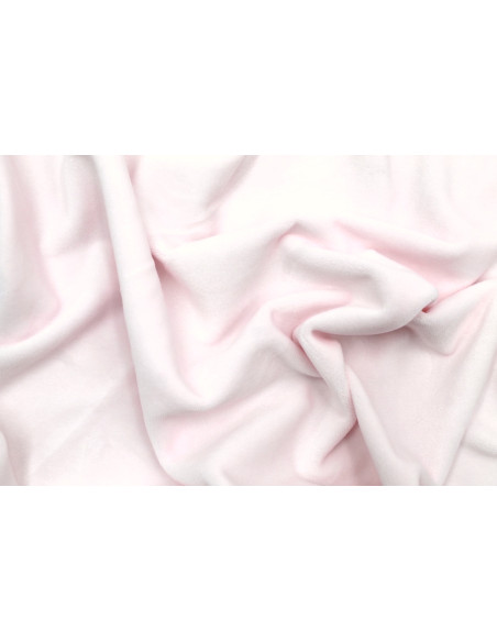 Tissu Velours Ras Extensible Uni Rose clair de Qualité, Tissu Au Mètre, Tissu pas cher - Alltissus.com