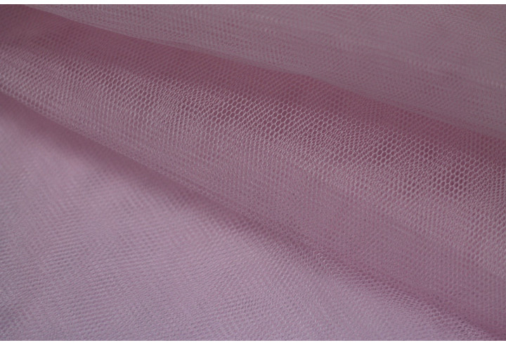 Tissu Tulle Raide Rose Clair -Au Metre