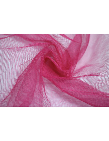 Tissu Tulle Raide Fuchsia -Au Metre