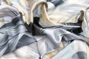 Tissu Satin Touché Soie imprimé Palma Marine de Qualité, Tissu au mètre, Tissu pas cher - Alltissus.com 2
