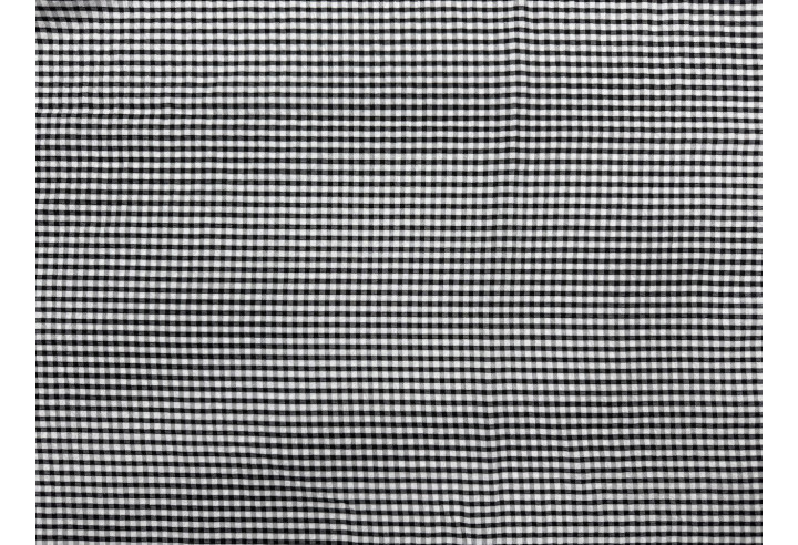 Tissu Seersucker Polycoton carreaux Noir de Qualité, Tissu au mètre, Tissu pas cher - Alltissus.com