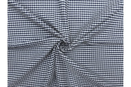 Tissu Seersucker Polycoton carreaux Marine de Qualité, Tissu au mètre, Tissu pas cher - Alltissus.com