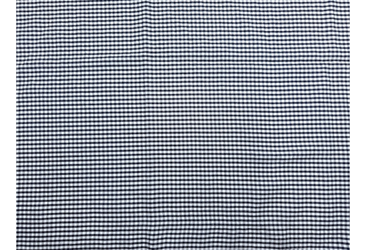 Tissu Seersucker Polycoton carreaux Marine de Qualité, Tissu au mètre, Tissu pas cher - Alltissus.com