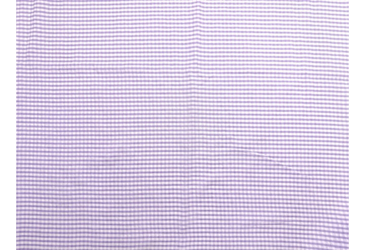 Tissu Seersucker Polycoton carreaux Lilas de Qualité, Tissu au mètre, Tissu pas cher - Alltissus.com