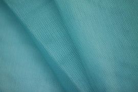 Tissu Tulle Raide Turquoise - Au Metre