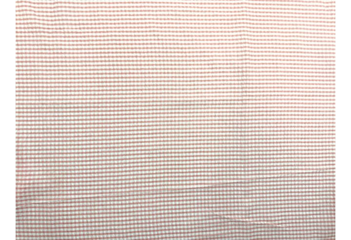 Tissu Seersucker Polycoton carreaux Corail de Qualité, Tissu au mètre, Tissu pas cher - Alltissus.com