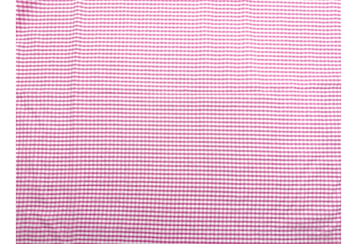 Tissu Seersucker Polycoton carreaux Fuchsia de Qualité, Tissu au mètre, Tissu pas cher - Alltissus.com