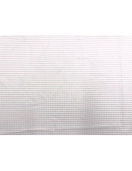 Tissu Seersucker Polycoton carreaux Rose clair de Qualité, Tissu au mètre, Tissu pas cher - Alltissus.com
