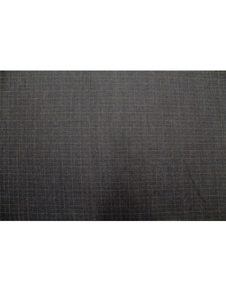 Tissu Costume Tailleur Gris foncé à carreaux Beige de Qualité, Tissu Au Mètre, Tissu pas cher - Alltissus.com