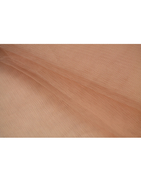 Tissu Tulle Raide Saumon -Au Metre