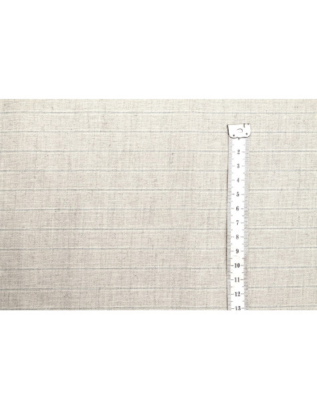 Tissu Costume Tailleur Beige clair à rayure Bleu de Qualité, Tissu Au Mètre, Tissu pas cher - Alltissus.com