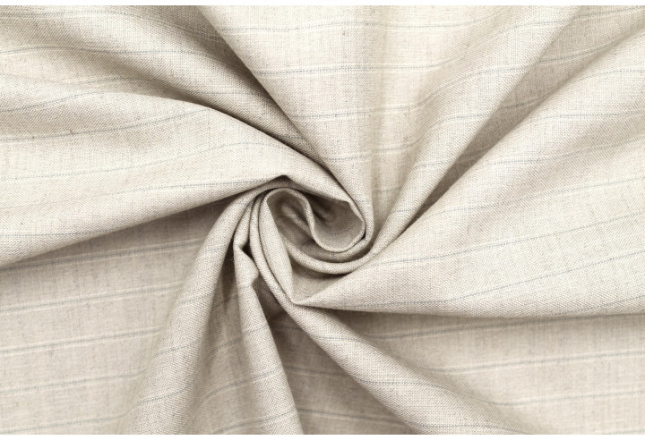 Tissu Costume Tailleur Beige clair à rayure Bleu de Qualité, Tissu Au Mètre, Tissu pas cher - Alltissus.com