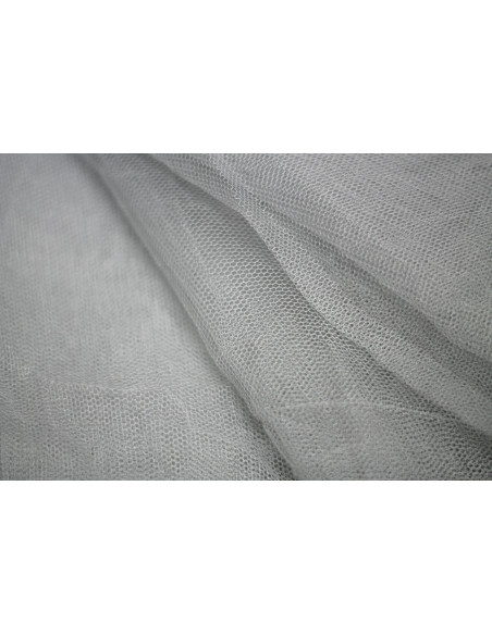 Tissu Tulle Raide Gris Clair -Au Metre