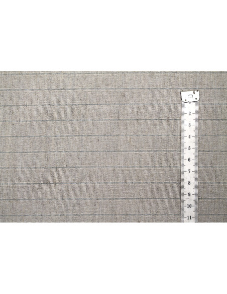 Tissu Costume Tailleur Beige foncé à rayure Bleu de Qualité, Tissu Au Mètre, Tissu pas cher - Alltissus.com